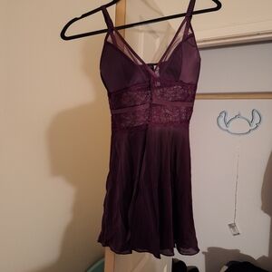 Elegant Purple Lace Chemise